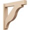Ekena Millwork 6-in W x 32-in D x 32-in H Funston Block Rough Cedar Woodgrain TimberThane Outlooker, Primed Tan OUTUR060X32X32FST44RCPR - alternate 1